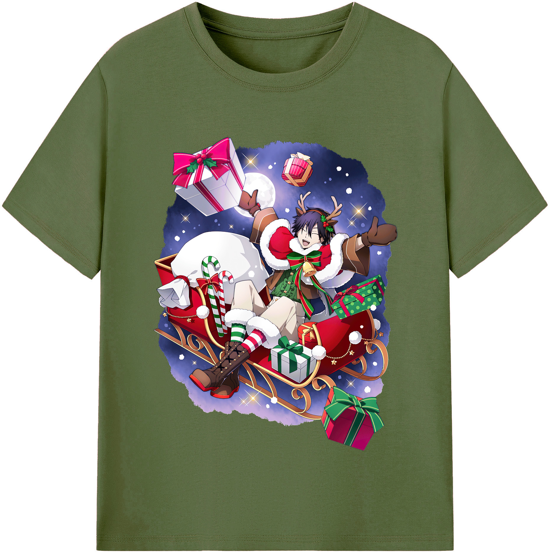 （画像用） 文豪ストレイドッグス Bungo Stray Dogs 綿100％半袖Tシャツ（フロントプリント）